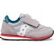 Gyerek Saucony Baby Jazz Hook & Loop Tornacipő Szürke Kék Piros | HU 019QMA